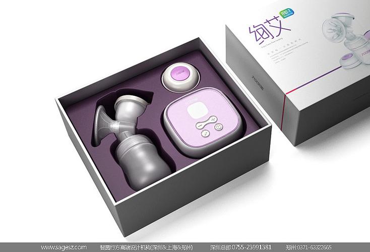 九艾贝笛吸奶器手动吸奶器婴幼产品包装设计电子产品包装设计电器包装